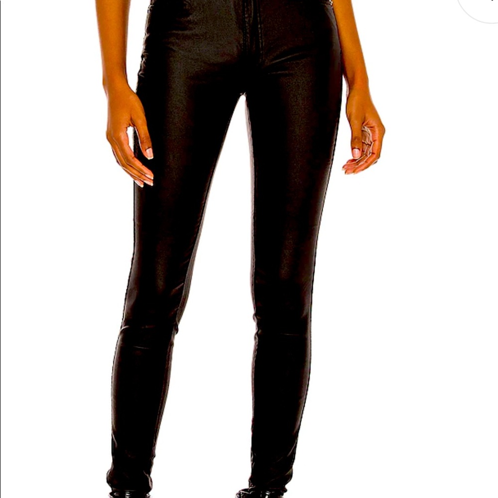 Dr denim   Black metal skinny jeans….. never worn with tags attached